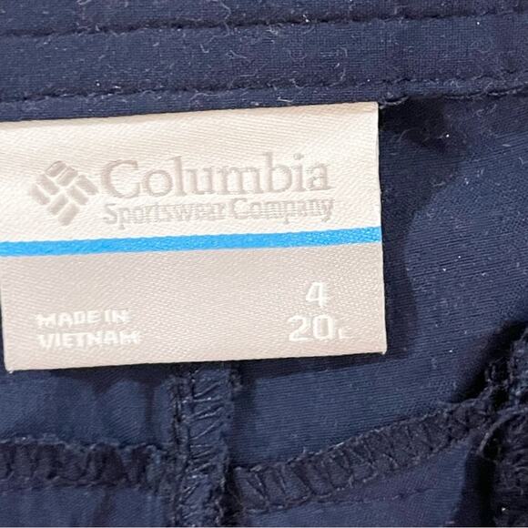 Columbia PFG Capri Cropped Pants Women’s size 4 Navy Blue - Picture 5 of 8